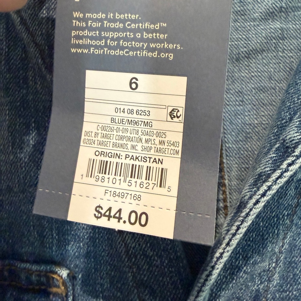 Universal Thread Blue Denim Jumpsuit - Picture 4 of 5